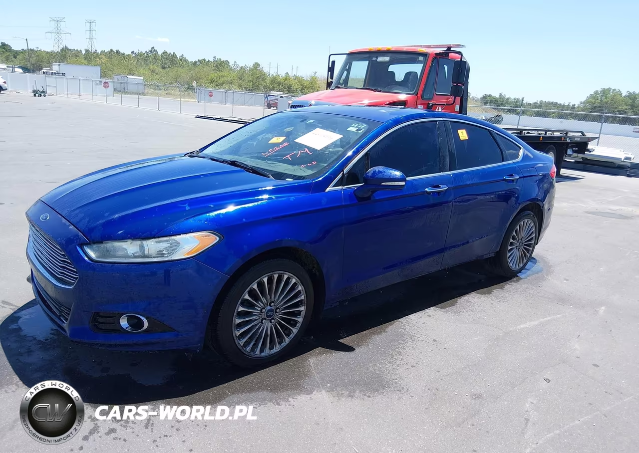 2013 Ford Fusion Titanium VIN:3FA6P0K90DR299888 - 2