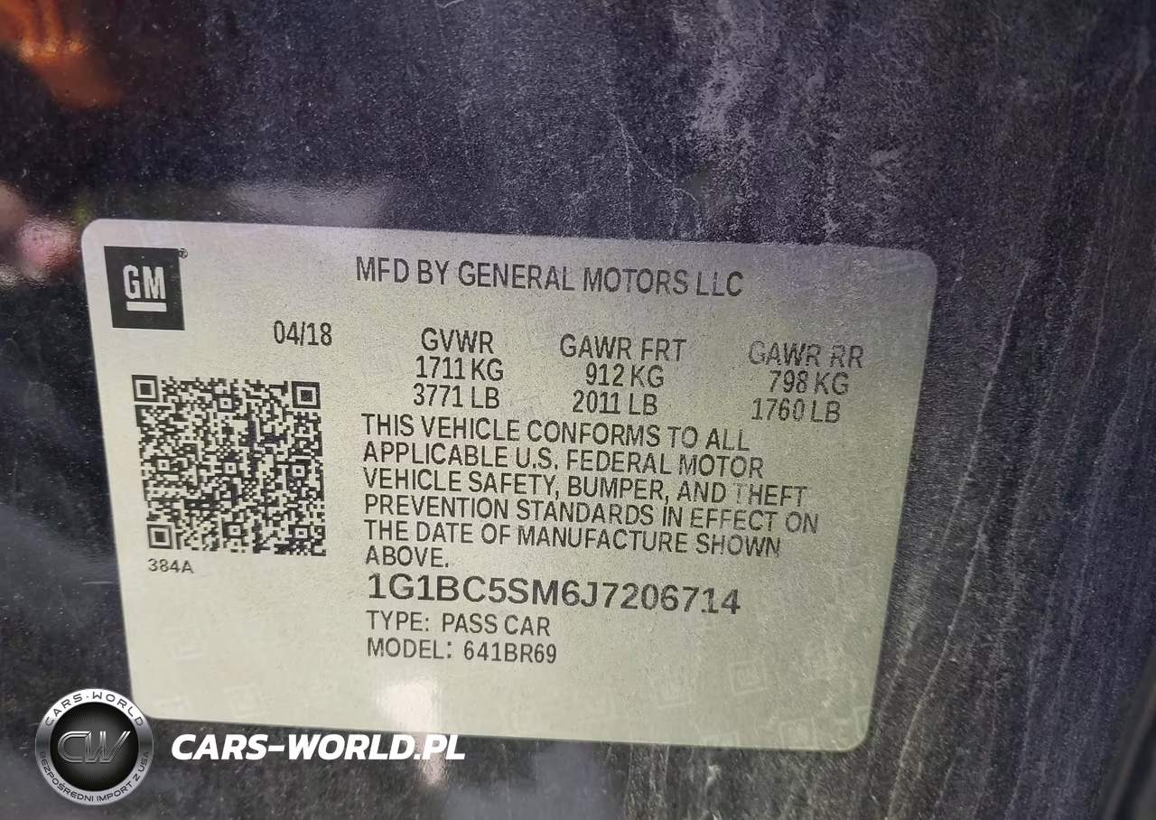 2018 Chevrolet Cruze Ls Auto VIN:1G1BC5SM6J7206714 - 9