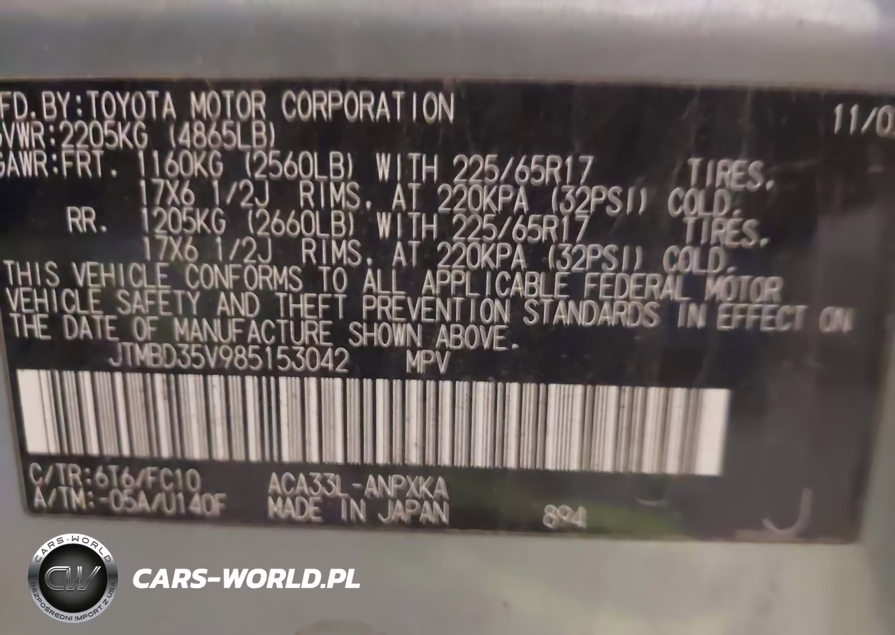 2008 Toyota Rav4 VIN:JTMBD35V985153042 - 9