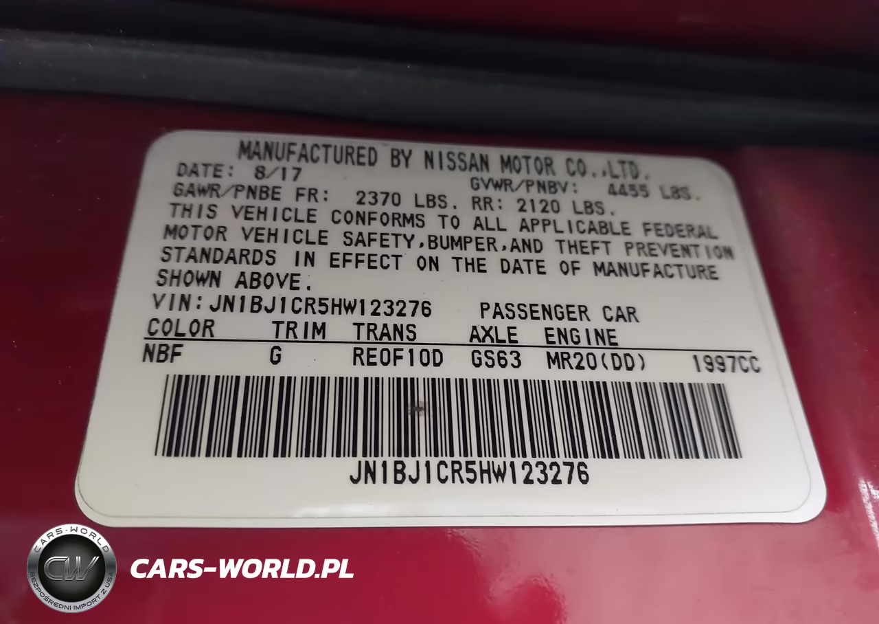 2017 Nissan Rogue Sport Sl VIN:JN1BJ1CR5HW123276 - 9