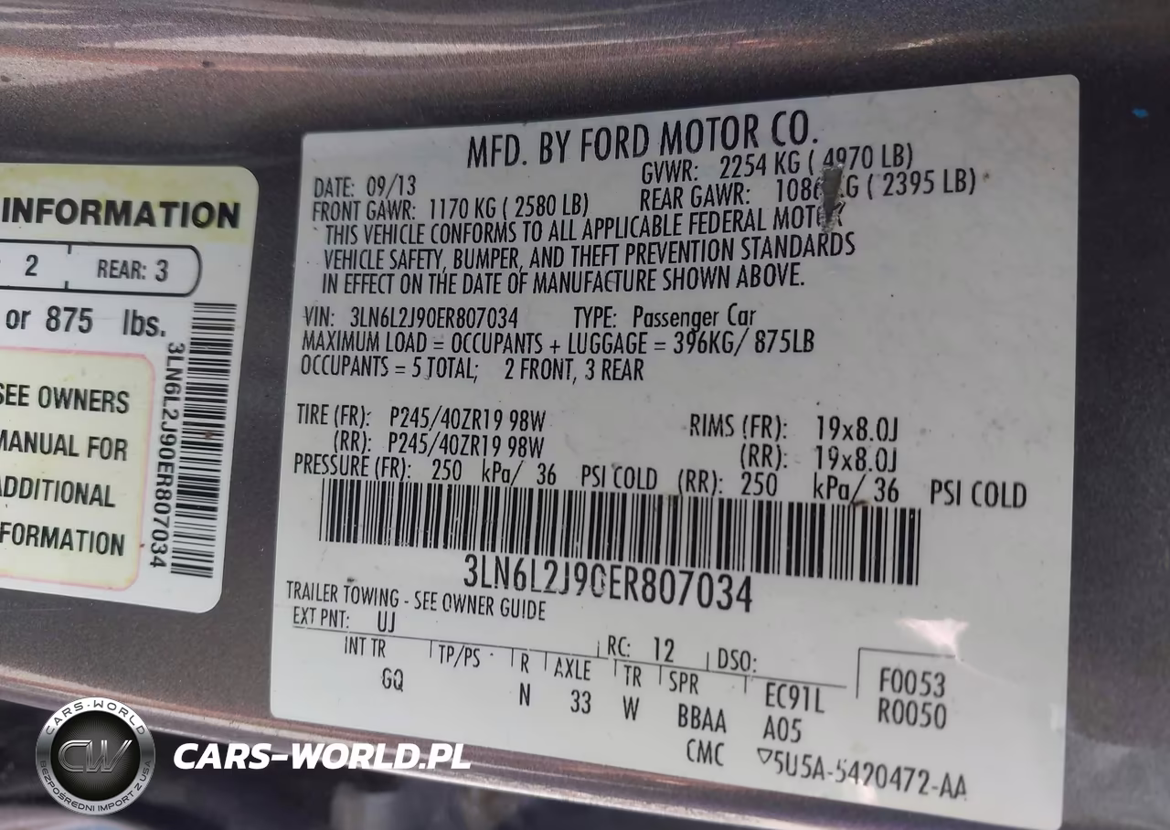 2014 Lincoln Mkz VIN:3LN6L2J90ER807034 - 9