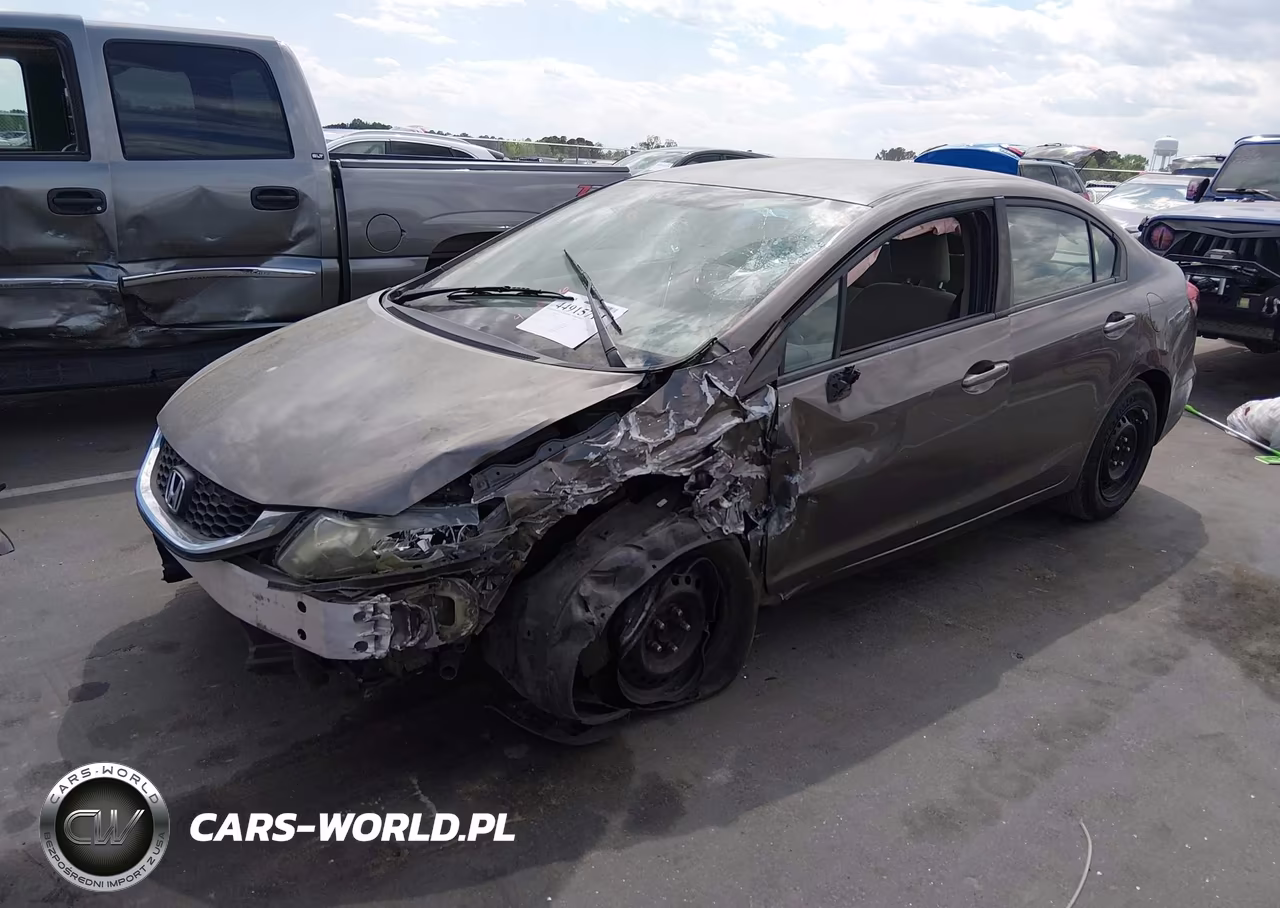 2013 Honda Civic Lx VIN:2HGFB2F50DH591615 - 2