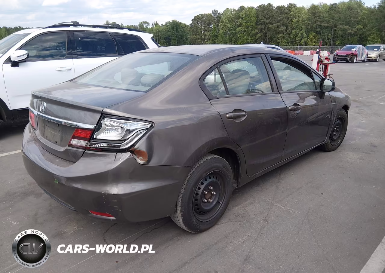 2013 Honda Civic Lx VIN:2HGFB2F50DH591615 - 4