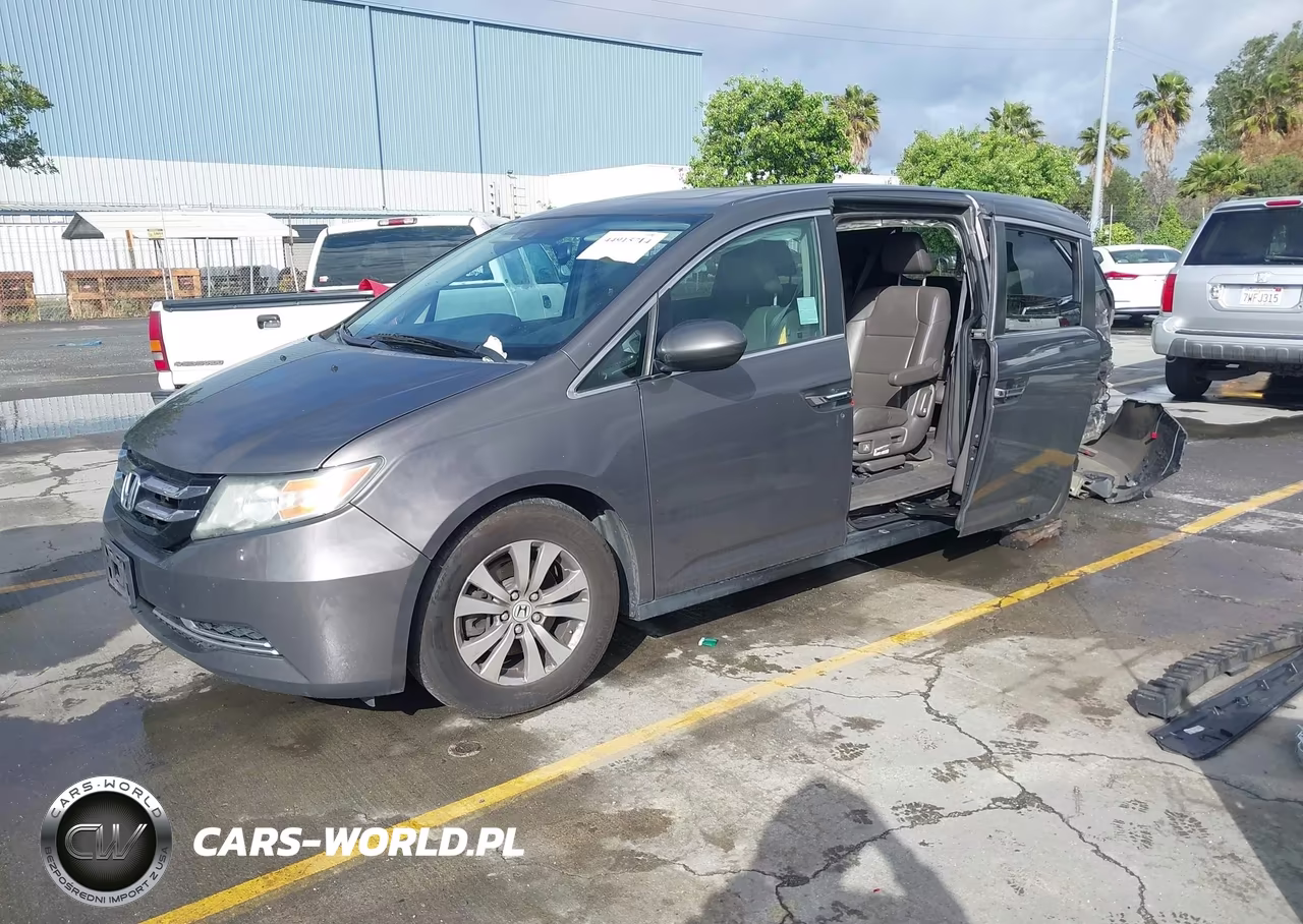 2017 Honda Odyssey Ex-L VIN:5FNRL5H66HB009156 - 2