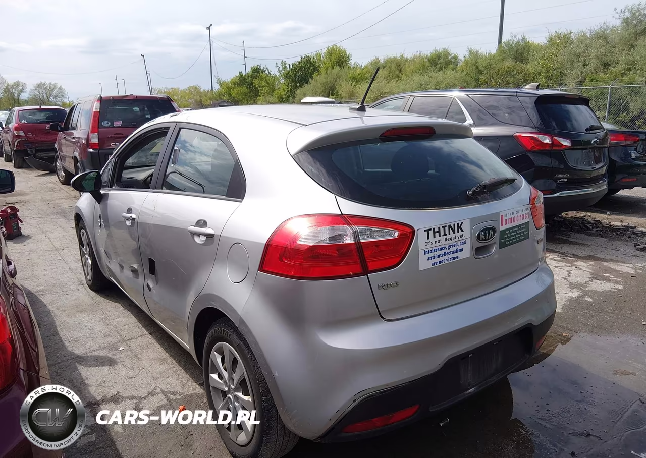 2013 Kia Rio Lx VIN:KNADM5A35D6106889 - 3