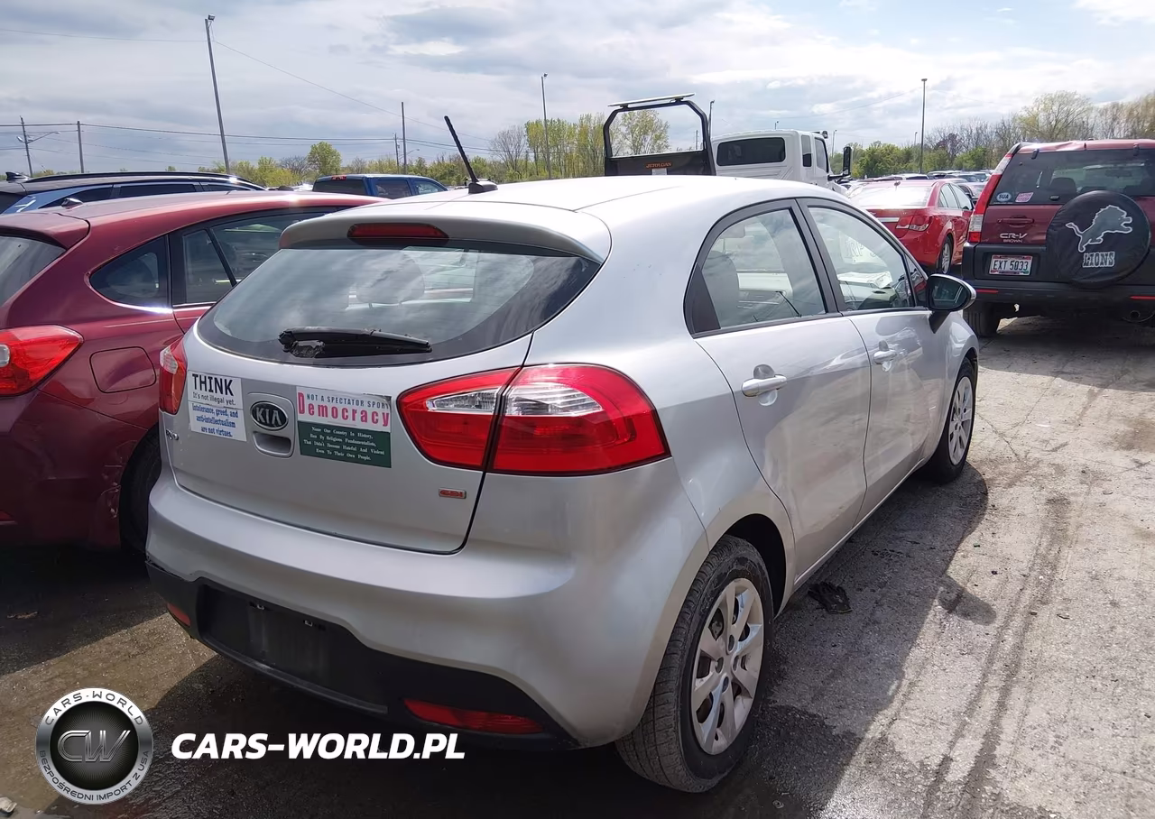 2013 Kia Rio Lx VIN:KNADM5A35D6106889 - 4