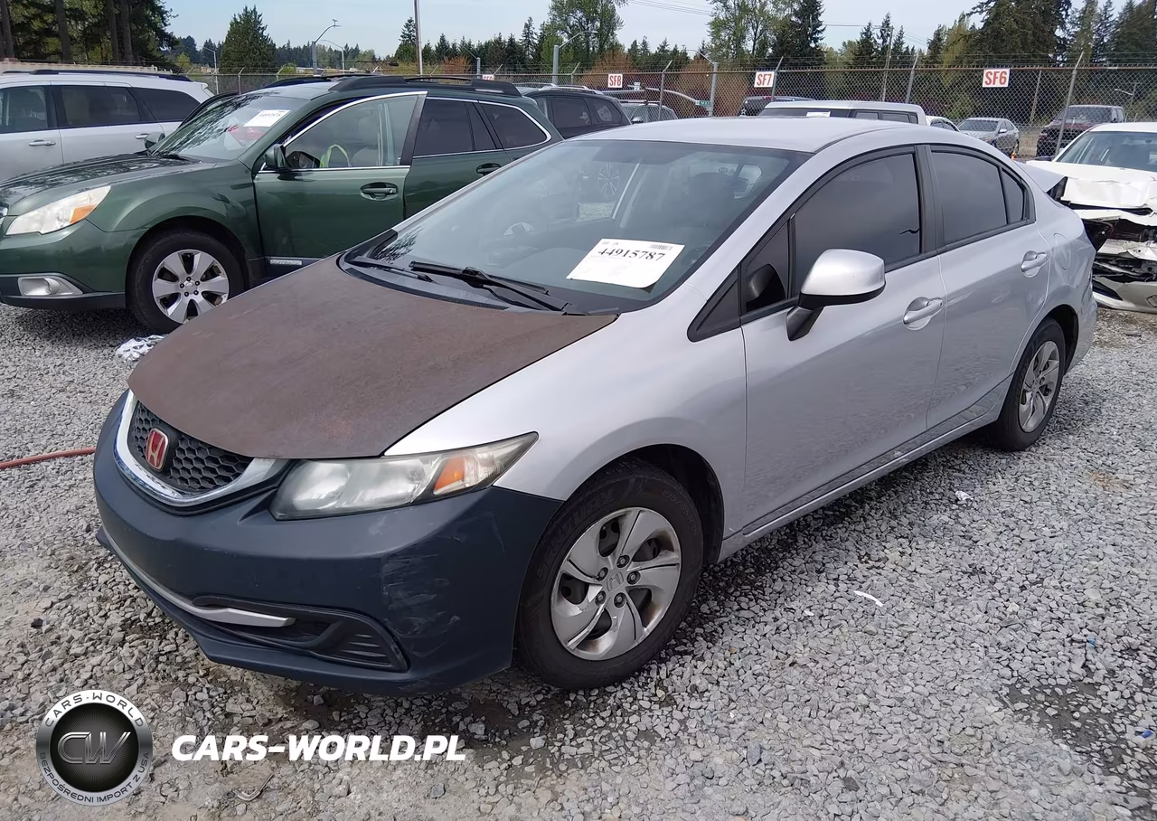 2013 Honda Civic Lx VIN:19XFB2F58DE219983 - 2