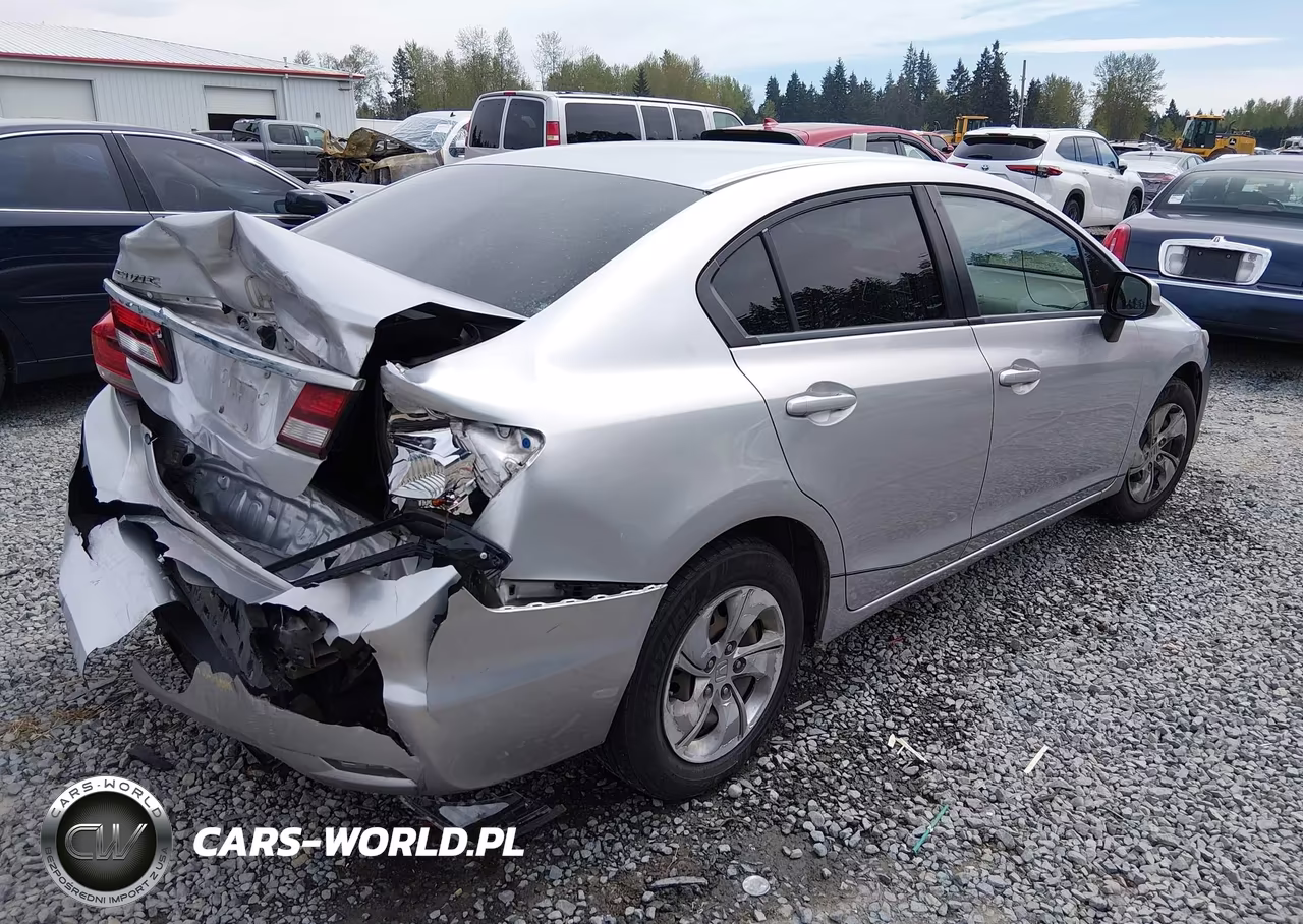 2013 Honda Civic Lx VIN:19XFB2F58DE219983 - 4