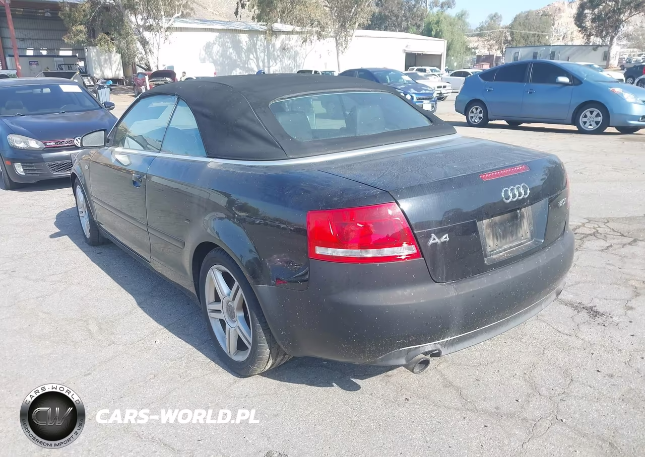 2007 Audi A4 2.0T VIN:WAUAF48H07K022385 - 3