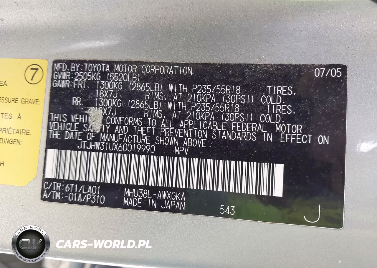 2006 Lexus Rx 400H VIN:JTJHW31UX60019990 - 9