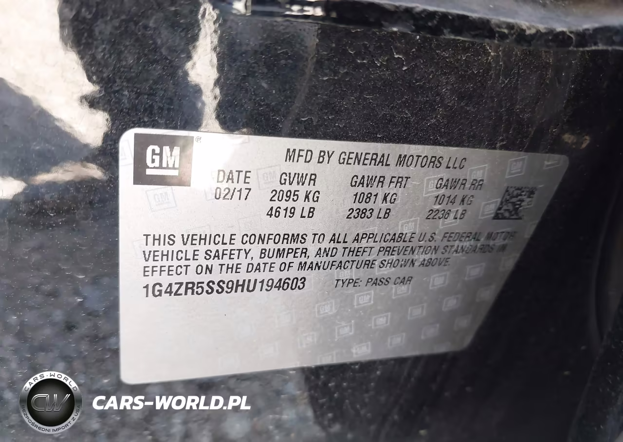2017 Buick Lacrosse Premium VIN:1G4ZR5SS9HU194603 - 9