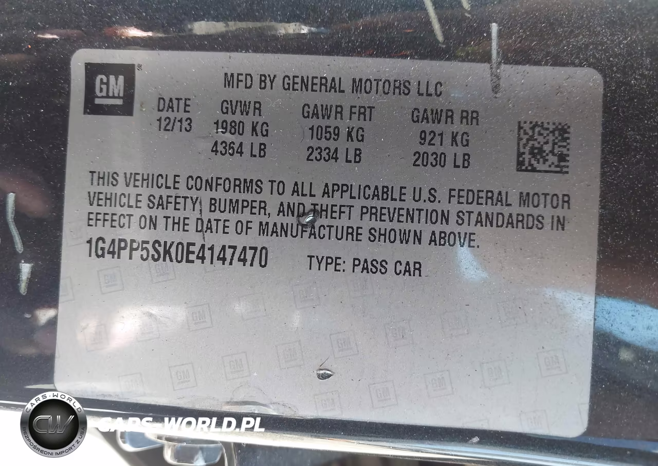 2014 Buick Verano VIN:1G4PP5SK0E4147470 - 9