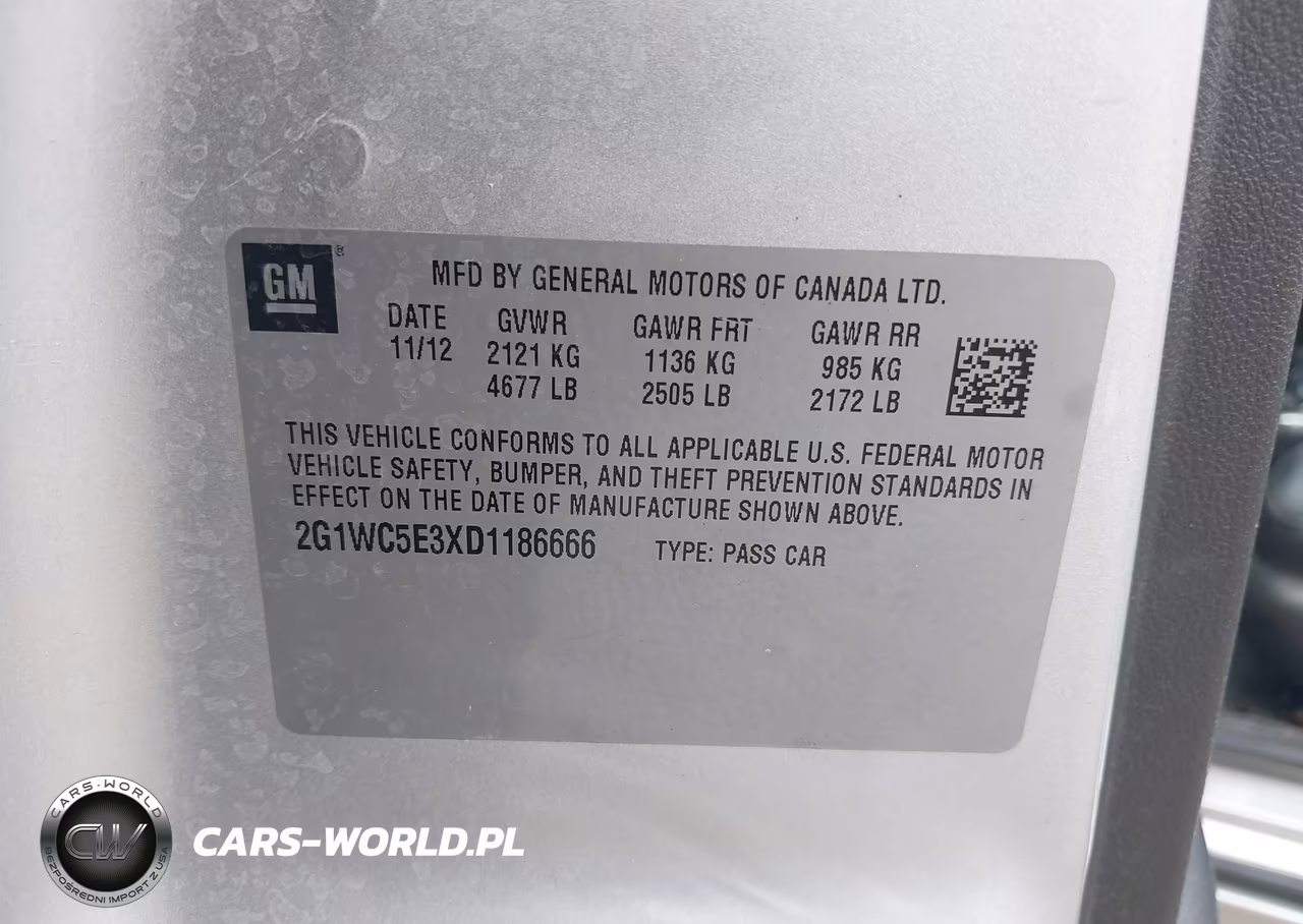 2013 Chevrolet Impala Ltz VIN:2G1WC5E3XD1186666 - 9