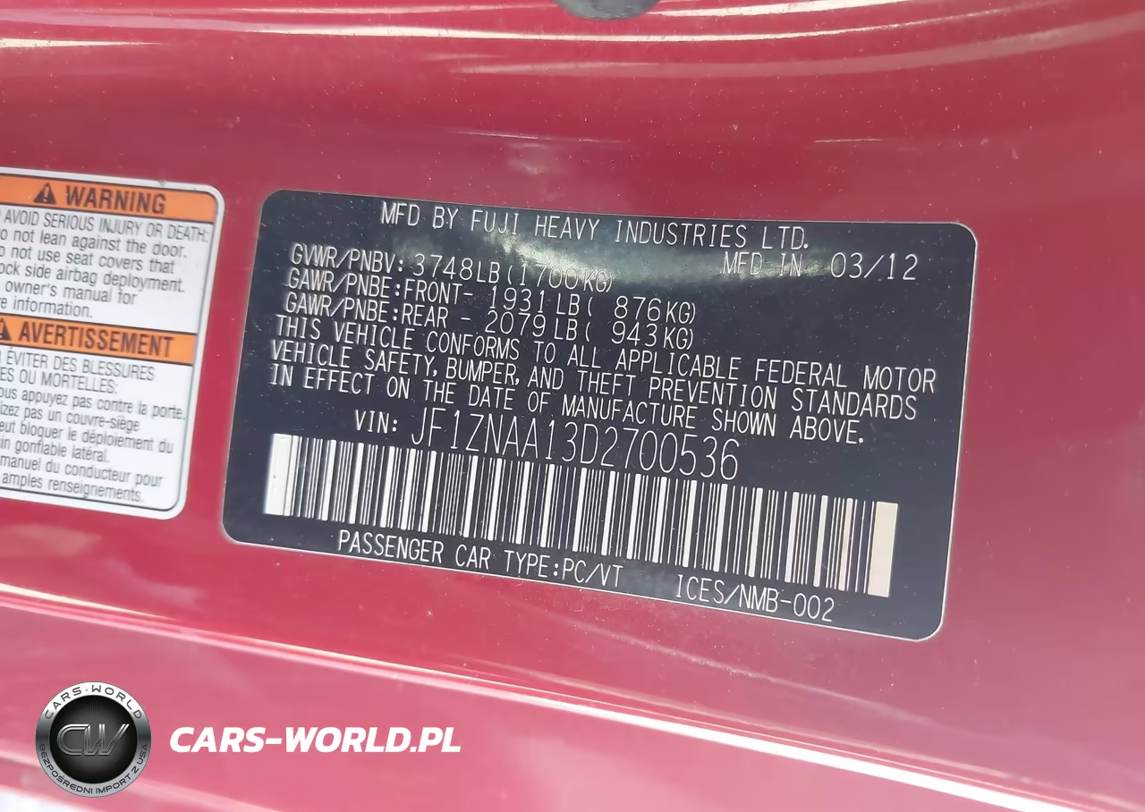 2013 Scion Fr-S VIN:JF1ZNAA13D2700536 - 9