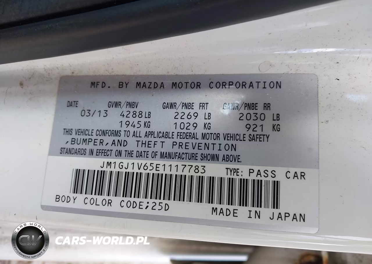 2014 Mazda Mazda6 I Touring VIN:JM1GJ1V65E1117783 - 9