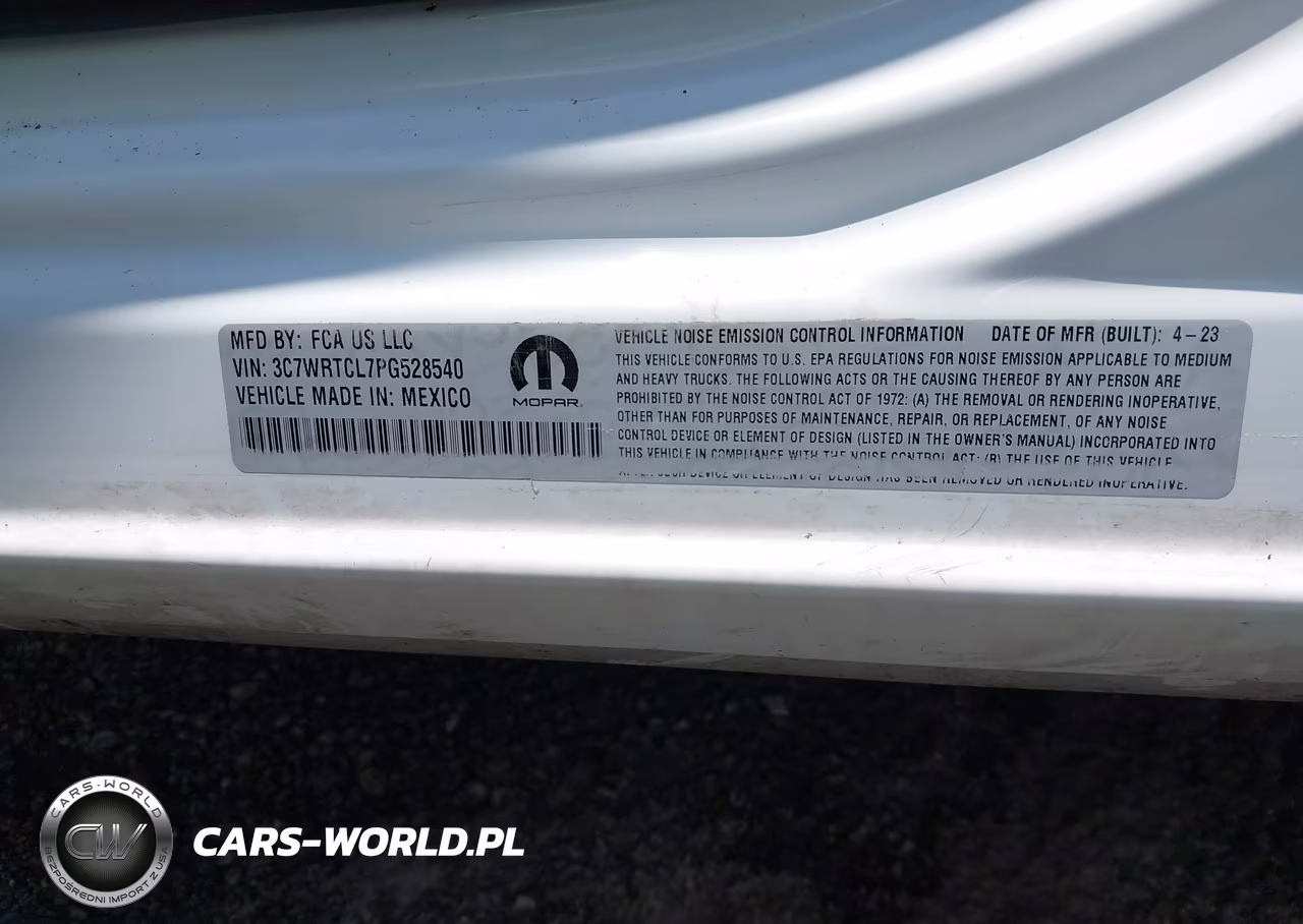 2023 Ram 3500 Chassis Tradesman-Slt-Laramie-Limited VIN:3C7WRTCL7PG528540 - 8