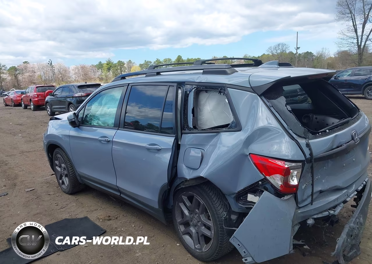 2022 Honda Passport Awd Ex-L VIN:5FNYF8H57NB028144 - 13