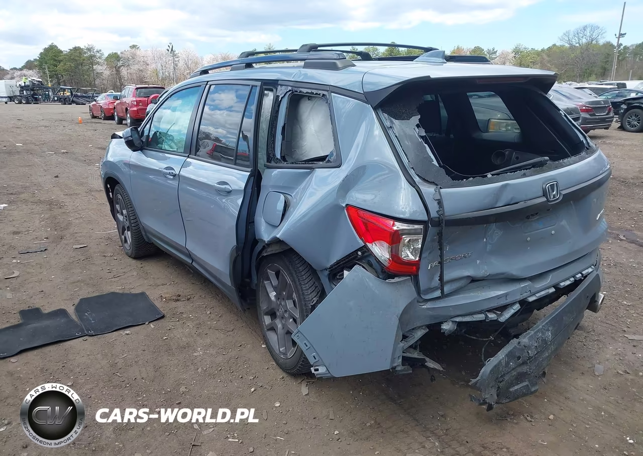 2022 Honda Passport Awd Ex-L VIN:5FNYF8H57NB028144 - 3