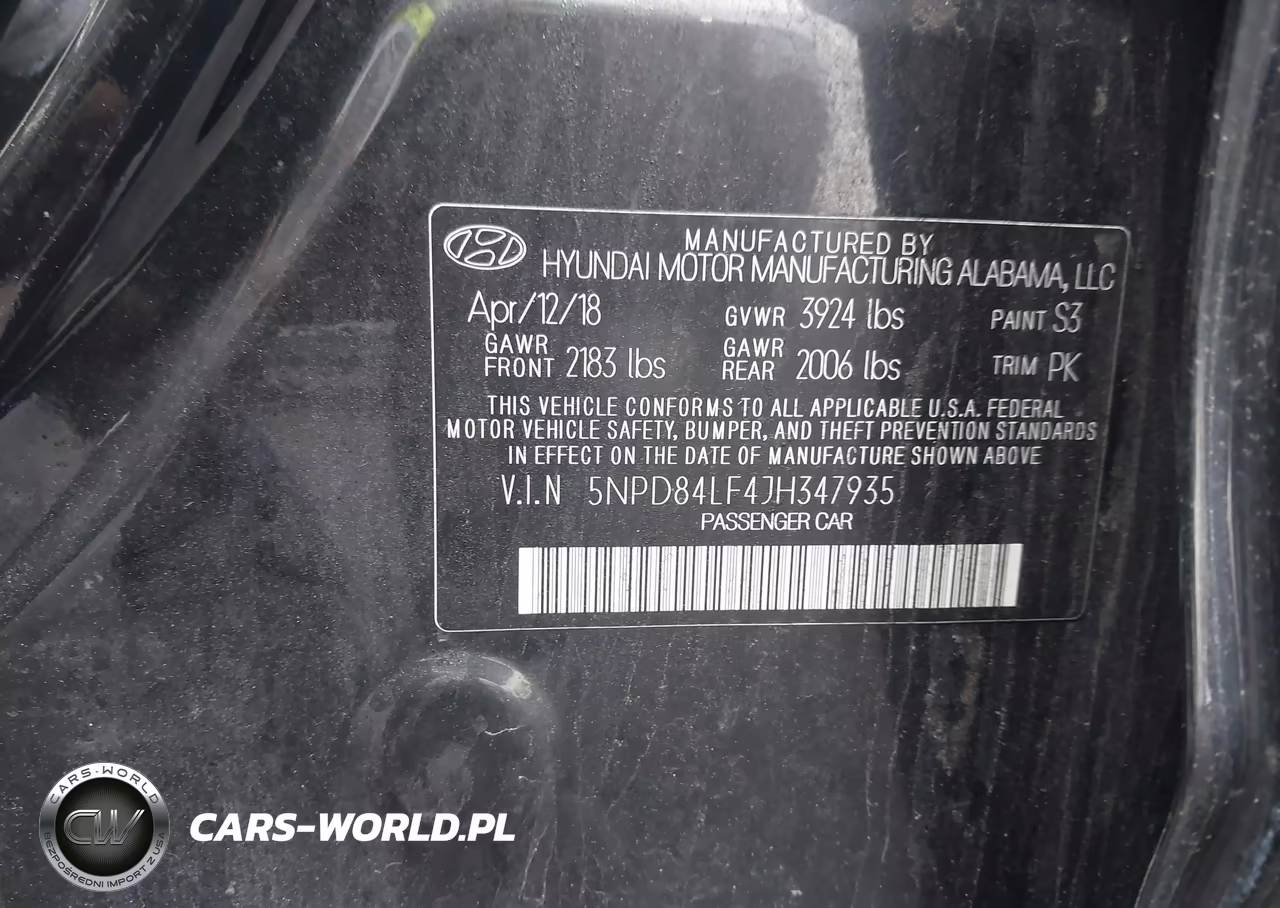 2018 Hyundai Elantra Sel VIN:5NPD84LF4JH347935 - 9