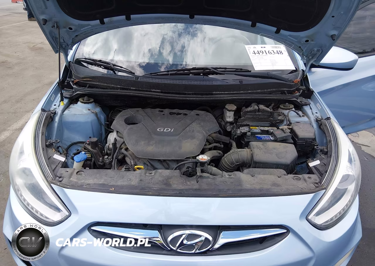 2014 Hyundai Accent Gls VIN:KMHCU4AE0EU608079 - 10