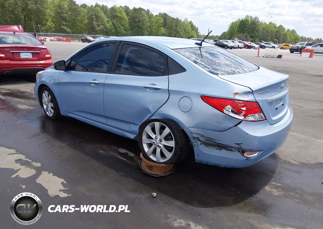 2014 Hyundai Accent Gls VIN:KMHCU4AE0EU608079 - 3