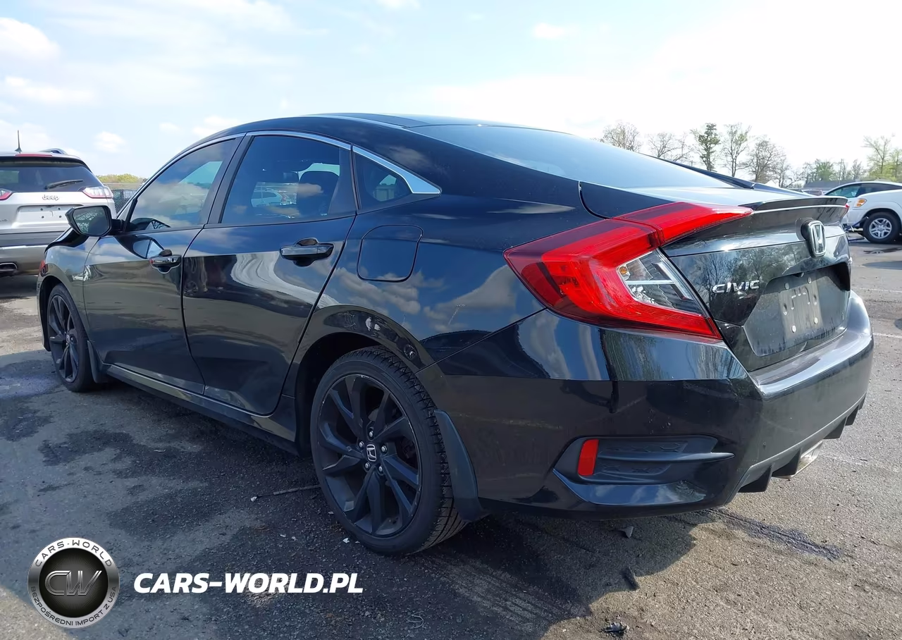 2019 Honda Civic Sport VIN:2HGFC2F85KH589654 - 3