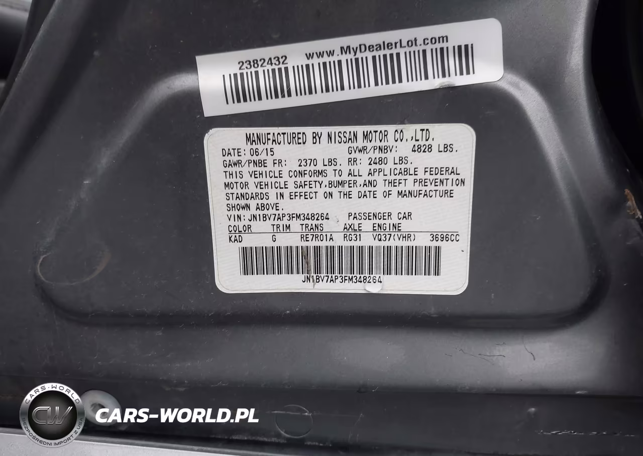 2015 Infiniti Q50 Premium VIN:JN1BV7AP3FM348264 - 9