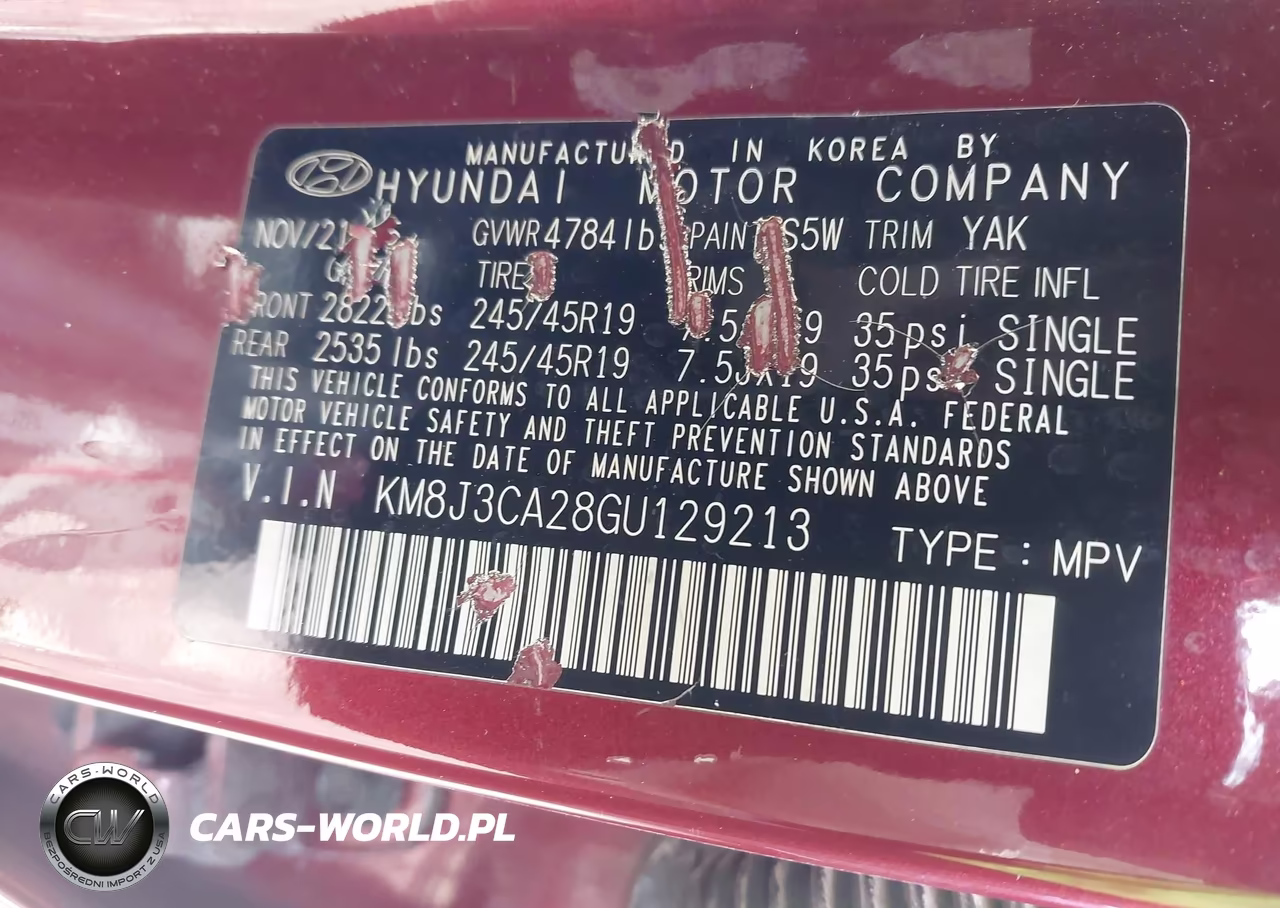 2016 Hyundai Tucson Limited VIN:KM8J3CA28GU129213 - 9