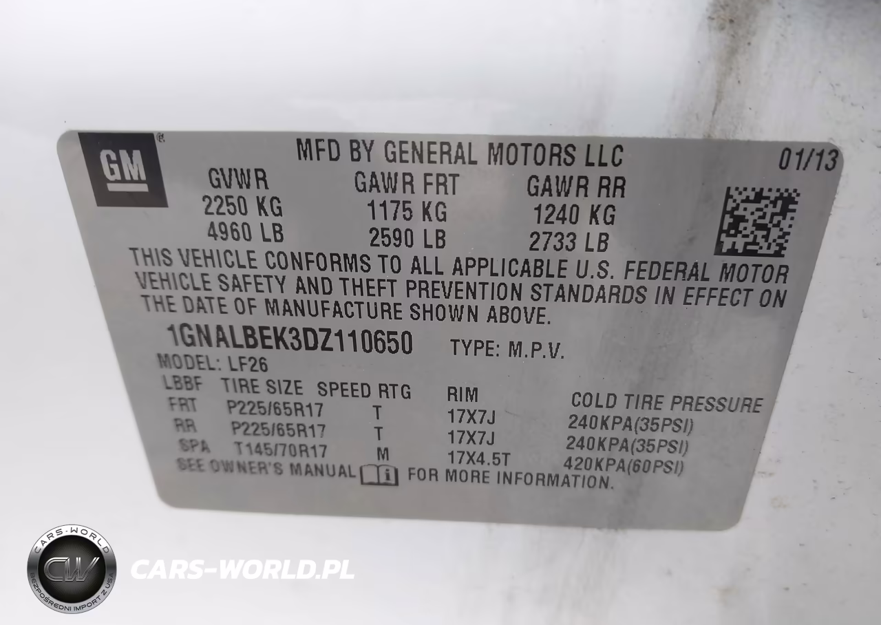 2013 Chevrolet Equinox Ls VIN:1GNALBEK3DZ110650 - 9