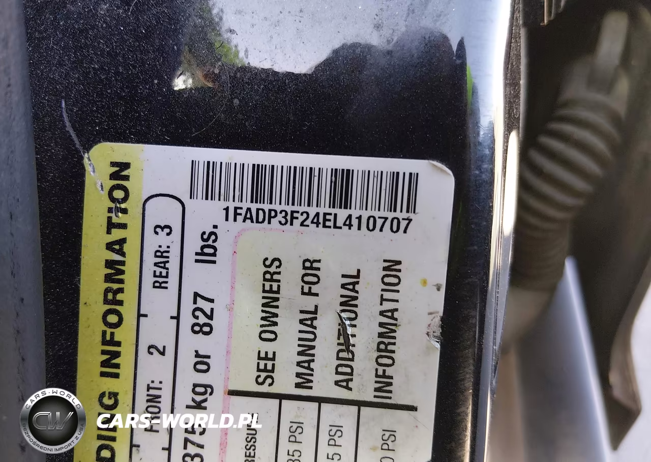 2014 Ford Focus Se VIN:1FADP3F24EL410707 - 9