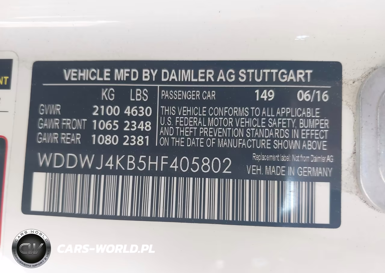 2017 Mercedes-Benz C 300 4Matic VIN:WDDWJ4KB5HF405802 - 9