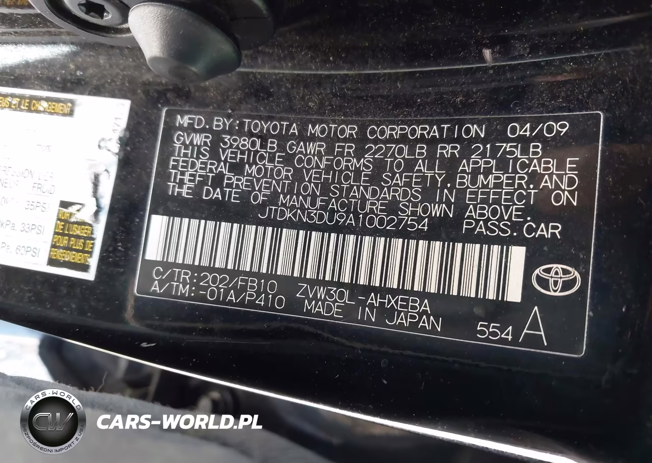 2010 Toyota Prius Ii VIN:JTDKN3DU9A1002754 - 9