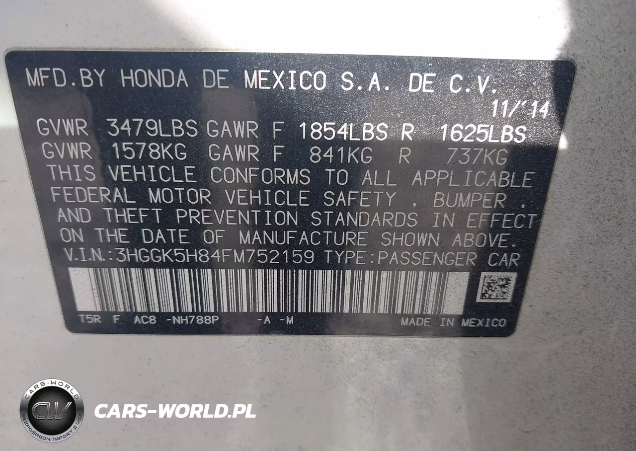 2015 Honda Fit Ex-Ex-L VIN:3HGGK5H84FM752159 - 9