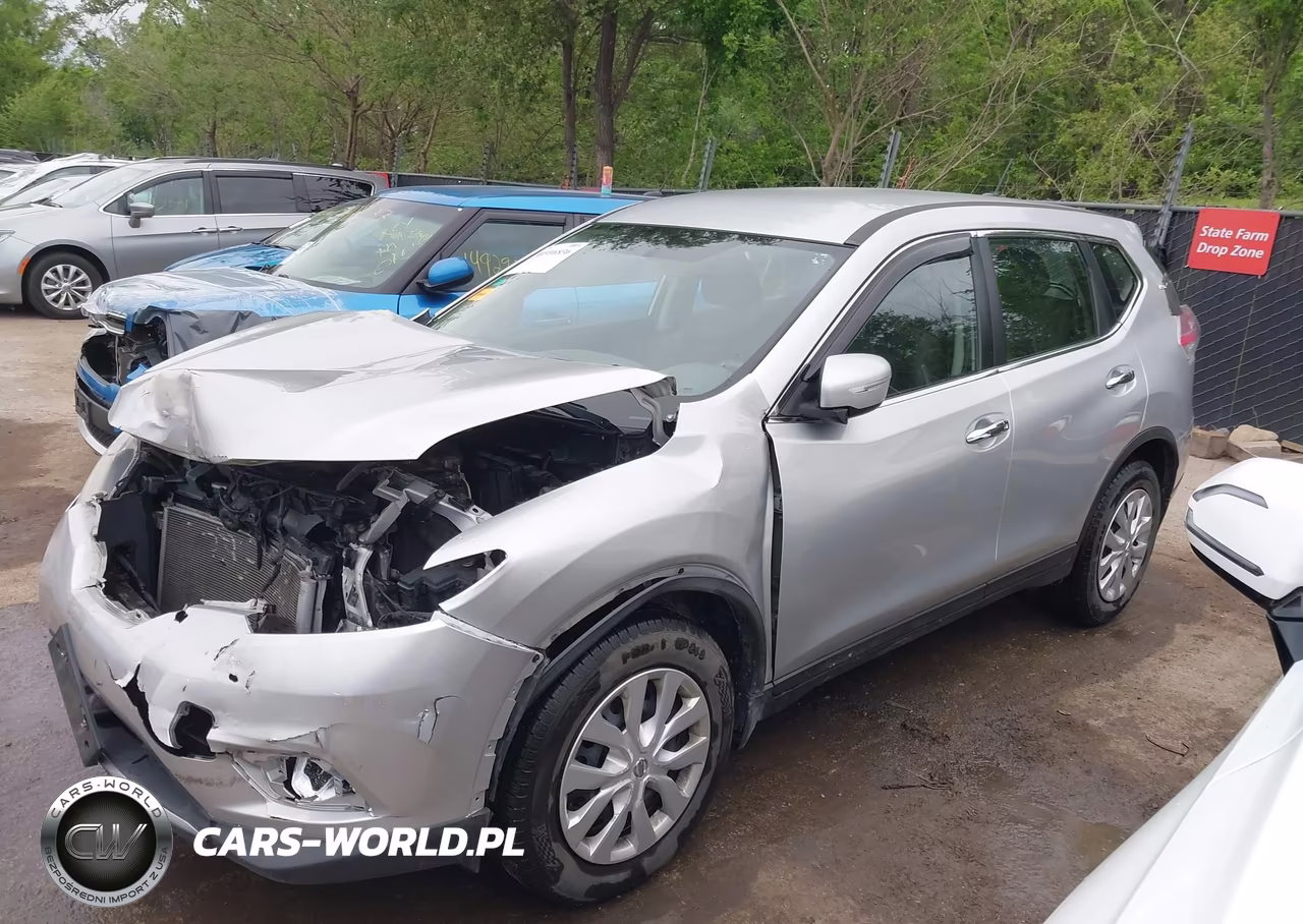 2015 Nissan Rogue S VIN:KNMAT2MT2FP578421 - 14
