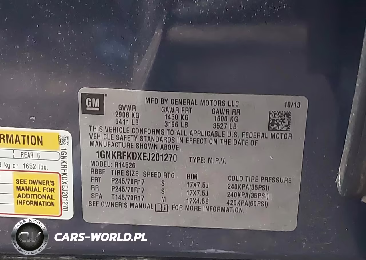 2014 Chevrolet Traverse Ls VIN:1GNKRFKDXEJ201270 - 9