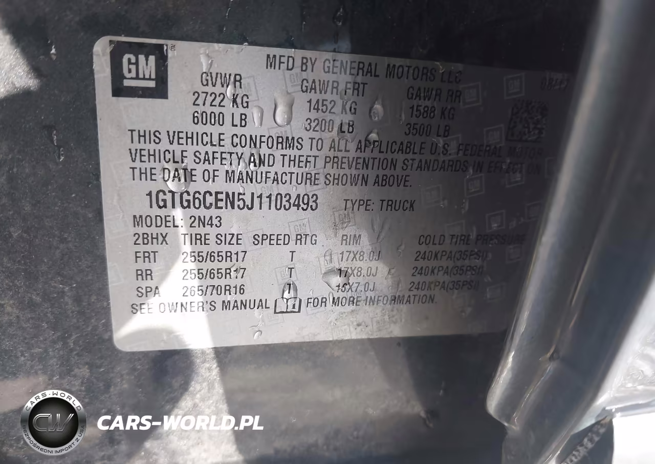 2018 GMC Canyon Sle VIN:1GTG6CEN5J1103493 - 9