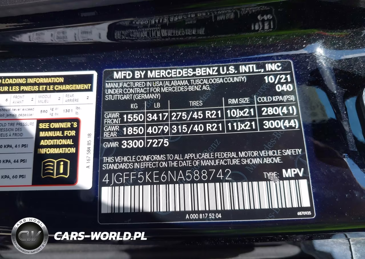 2022 Mercedes-Benz Gls 450 4Matic VIN:4JGFF5KE6NA588742 - 9