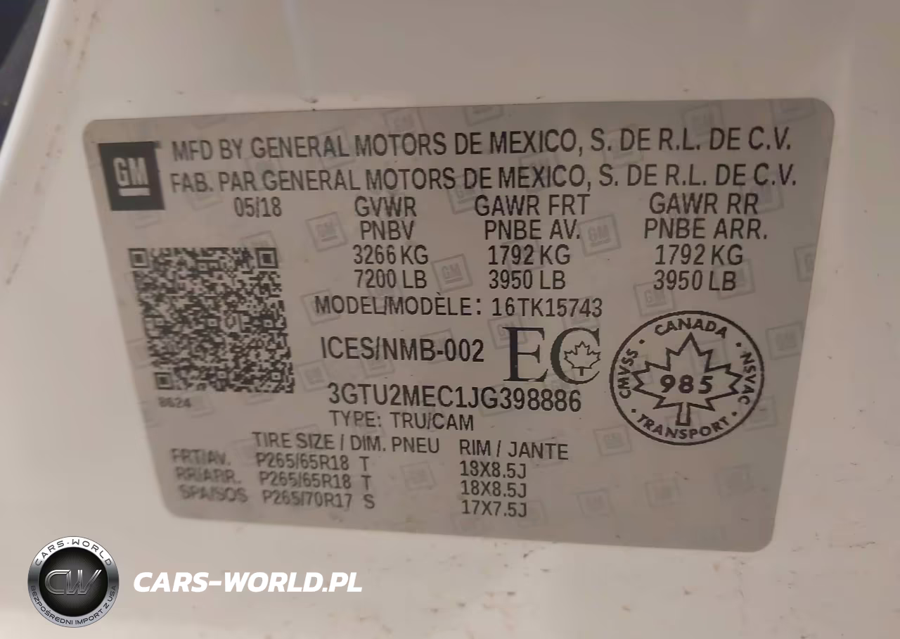 2018 GMC Sierra 1500 Sle VIN:3GTU2MEC1JG398886 - 9