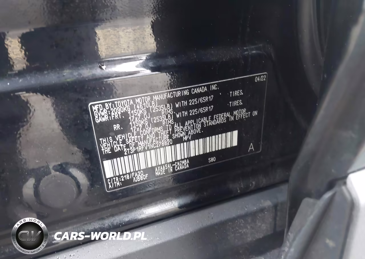 2022 Toyota Rav4 Xle VIN:2T3P1RFV1NC278820 - 9