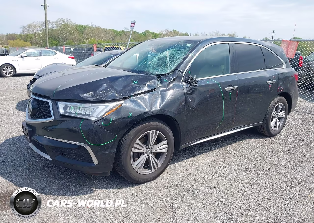 2020 Acura Mdx Standard VIN:5J8YD4H37LL044739 - 2