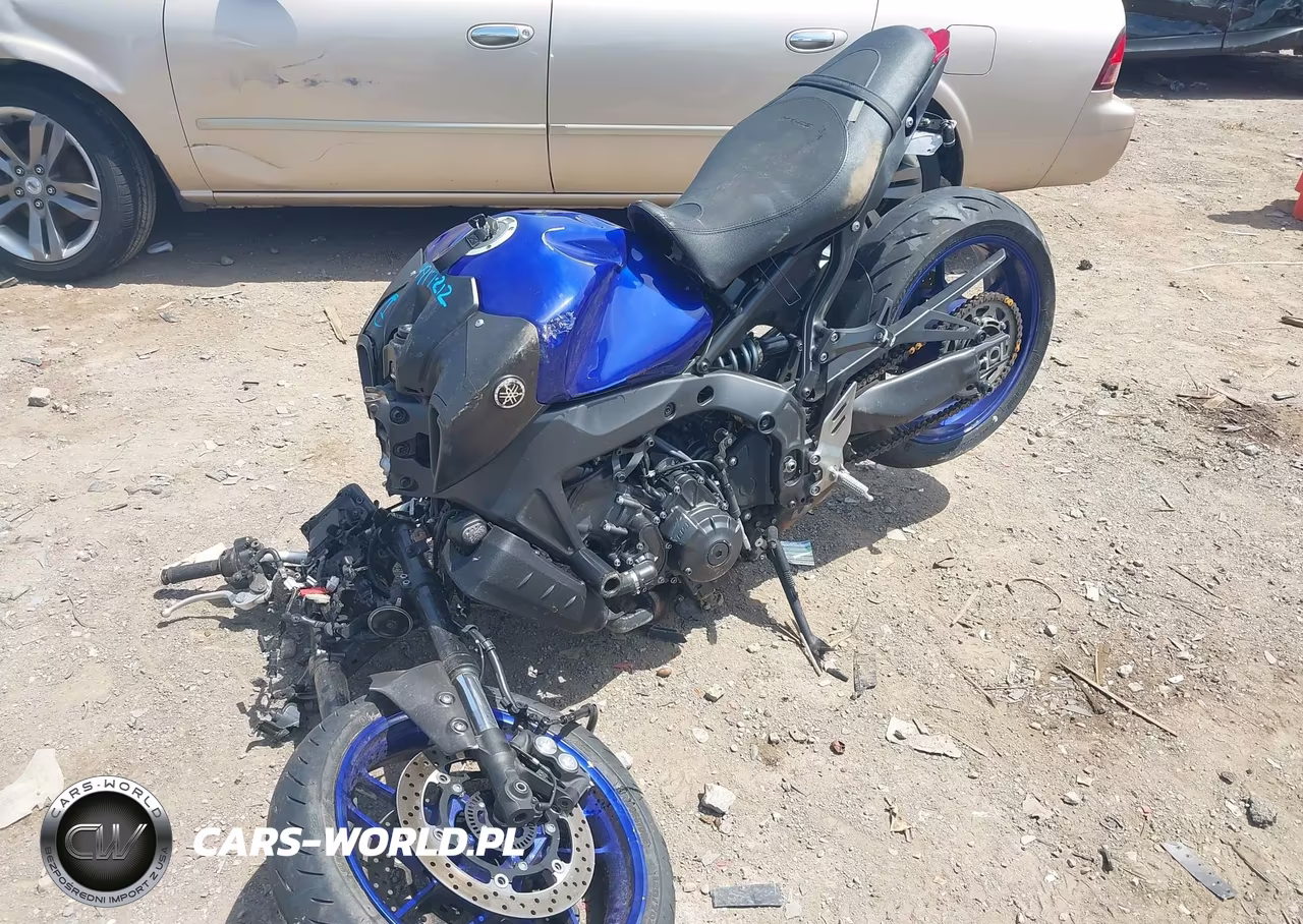 2021 Yamaha Mt09 VIN:JYARN71E2MA000444 - 2