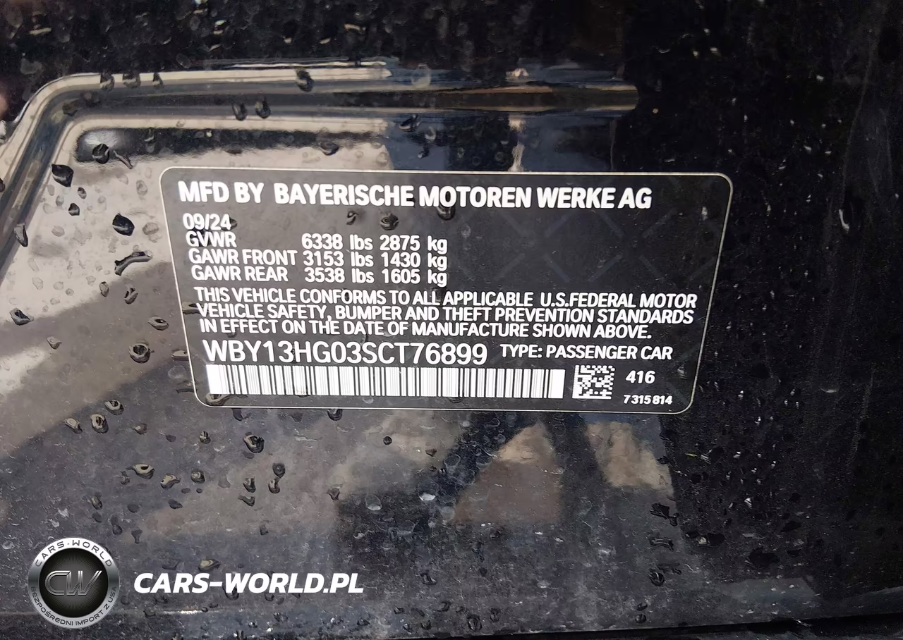 2025 BMW I5 xDrive40 VIN:WBY13HG03SCT76899 - 9