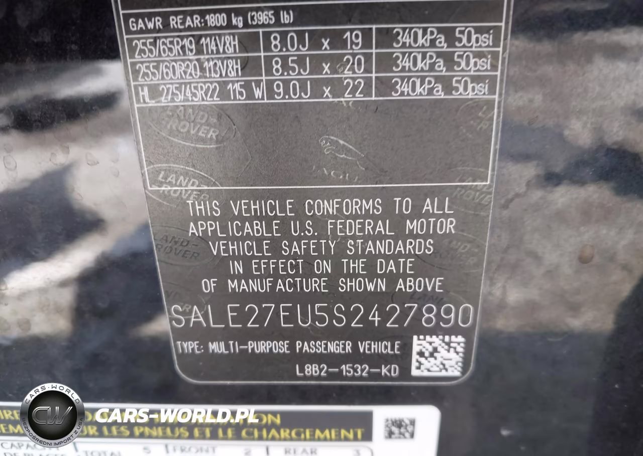 2025 Land Rover Defender 110 P400 X-Dynamic Se VIN:SALE27EU5S2427890 - 9
