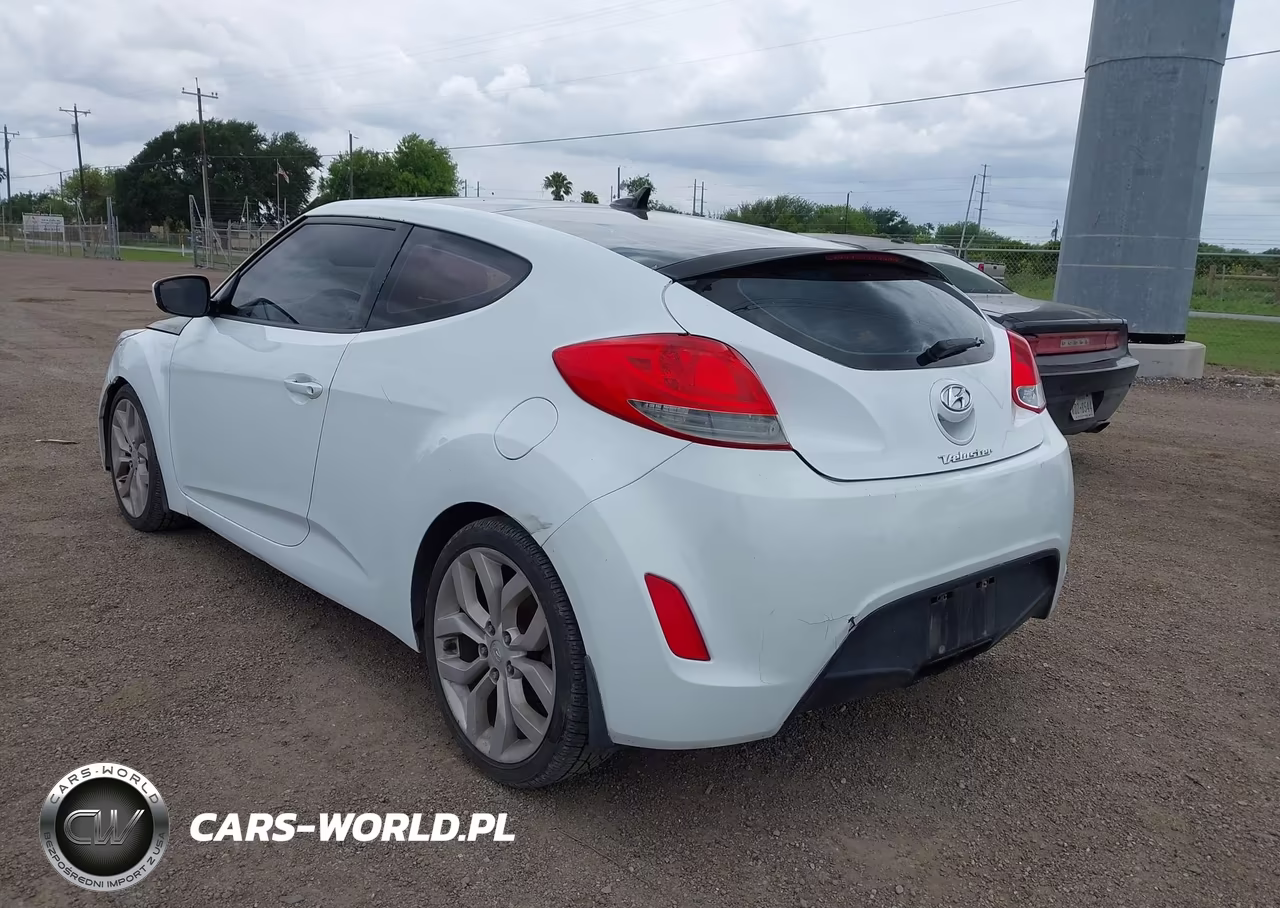 2013 Hyundai Veloster Base W-Gray VIN:KMHTC6AD8DU108384 - 3