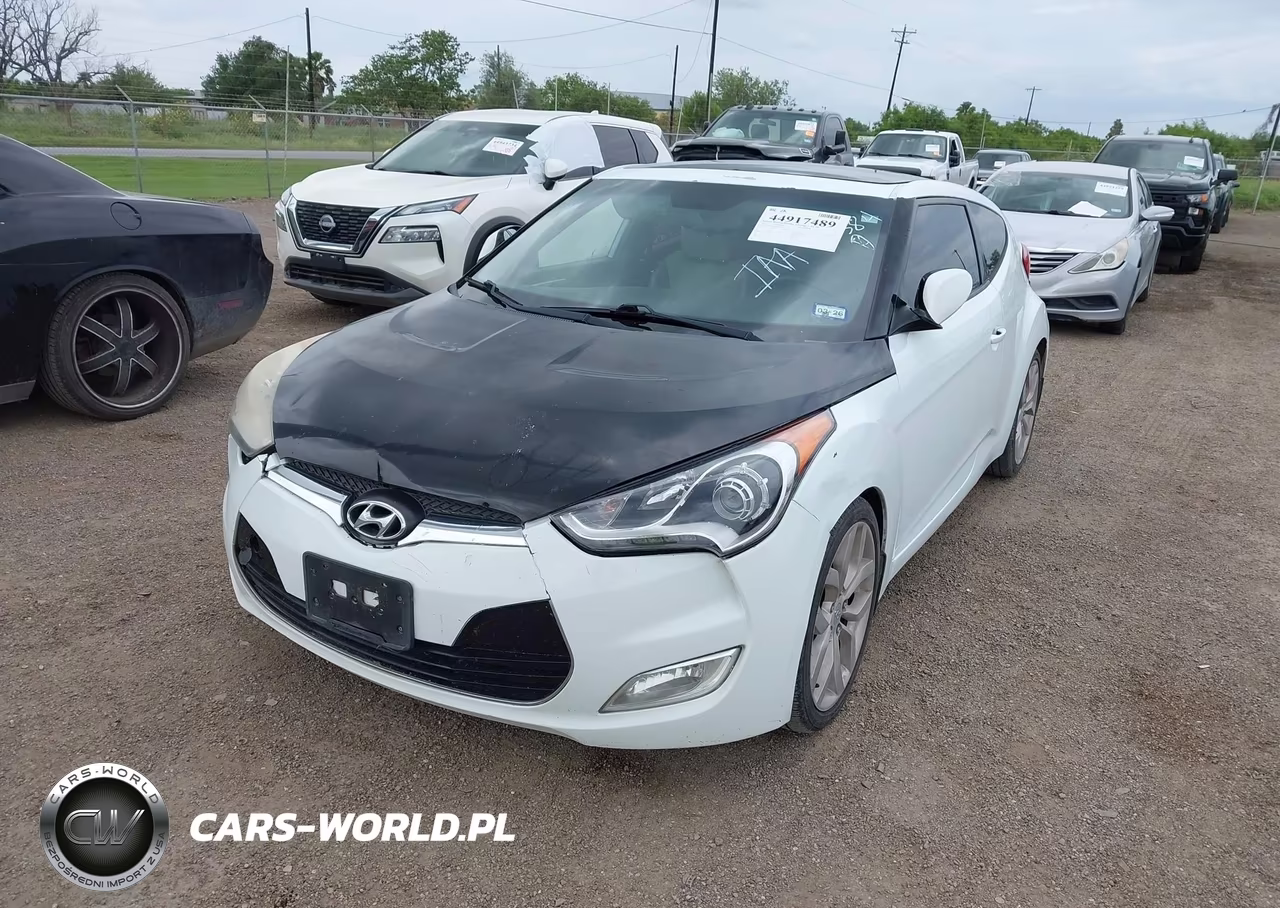 2013 Hyundai Veloster Base W-Gray VIN:KMHTC6AD8DU108384 - 6
