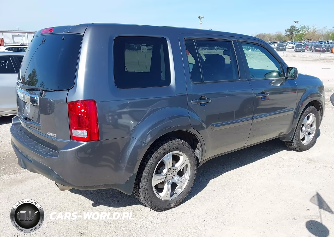 2013 Honda Pilot Ex-L VIN:5FNYF4H55DB038047 - 4