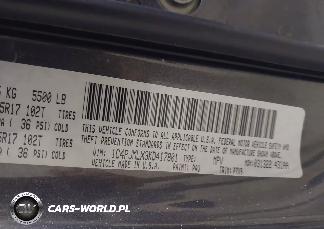 2019 Jeep Cherokee Latitude Plus 4X4 VIN:1C4PJMLX3KD417801 - 9