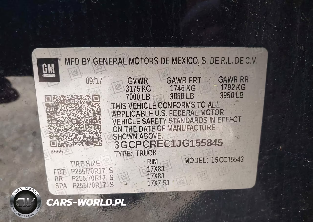 2018 Chevrolet Silverado 1500 1Lt VIN:3GCPCREC1JG155845 - 9
