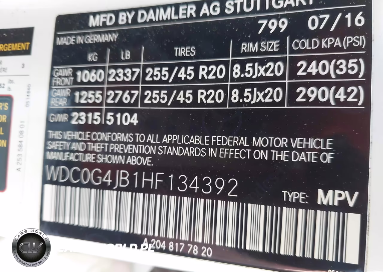 2017 Mercedes-Benz Glc 300 VIN:WDC0G4JB1HF134392 - 9