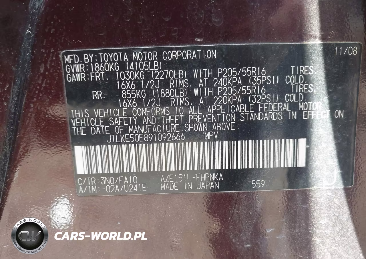 2009 Scion Xb VIN:JTLKE50E891092666 - 9